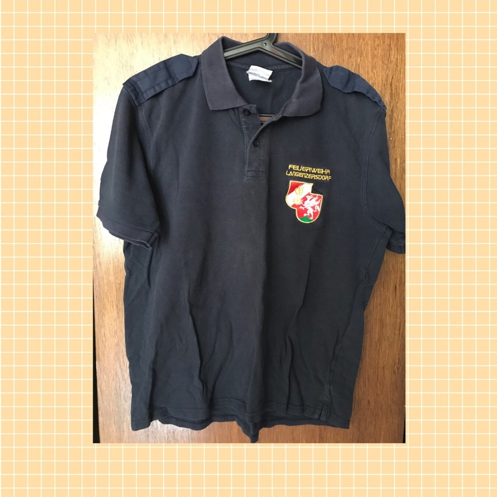 🔥SOLD🔥Men’s Black firefighter polo shirt size M